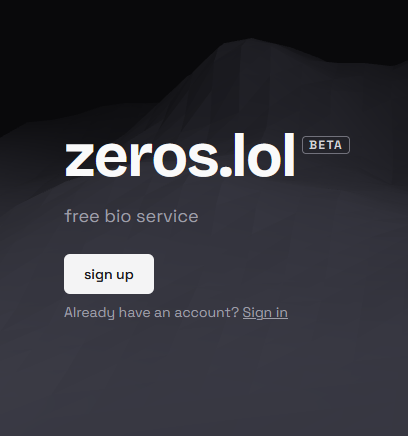 zeros.lol interface